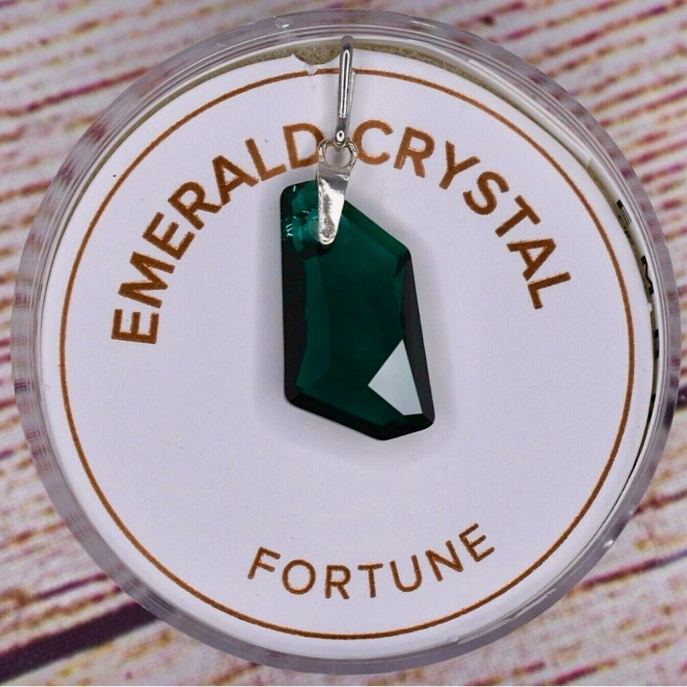 Alex & ani emerald pendant
